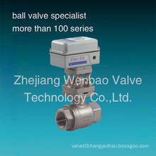 2-PC Electric Motorized Stainless Steel Ball Valves